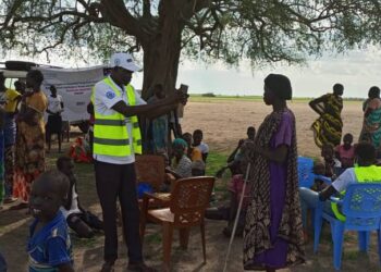 Biometric registration of vulnerable households in Pariang County, Unity State.