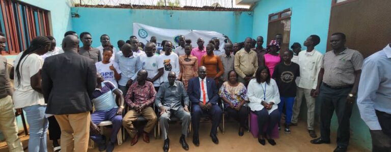 Group of participants after consultation workshop on YPS in Aweil