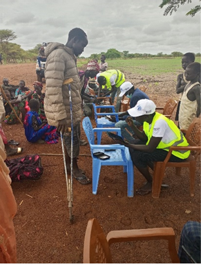 Beneficiaries biometric Registration, @wunkur- Pariang