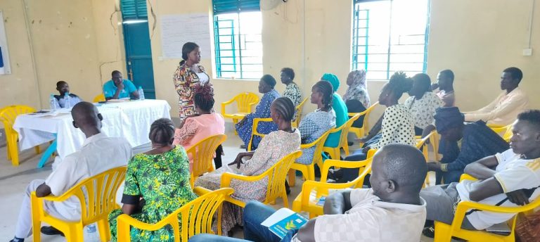 Women and youth for a training on leadership in Terekeka, Central Equatoria State.