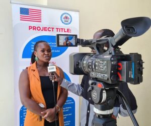 Executive Director CIDA being interviewed by SSBC in juba